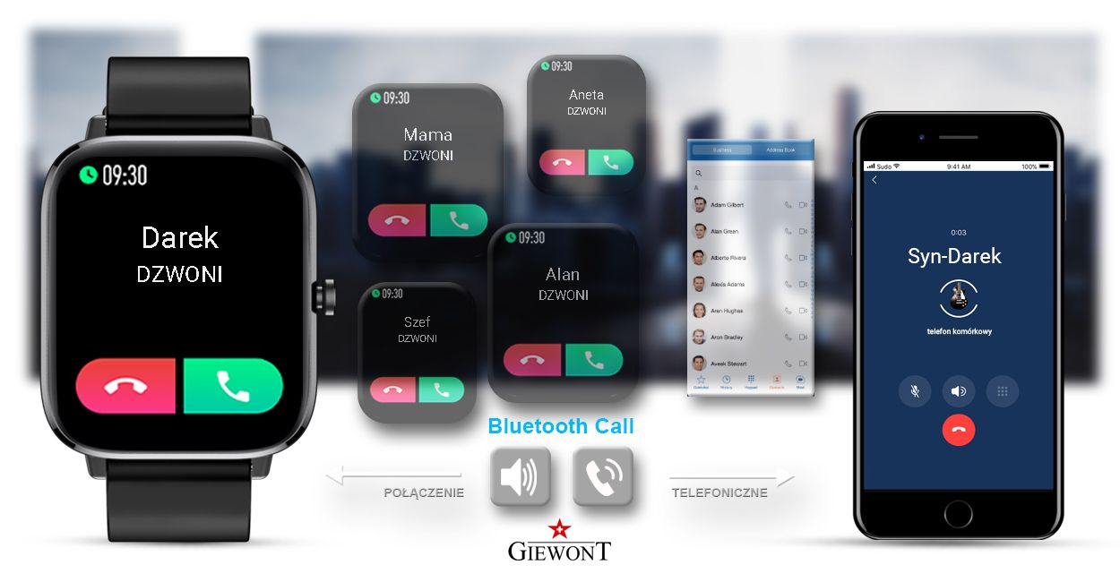 SMARTWATCH DYNAMIC SMARTCALL